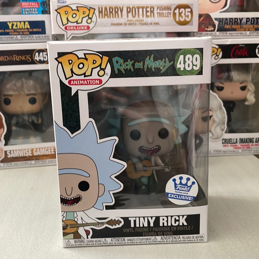 New funko pop funko.com exclusive Tiny Rick